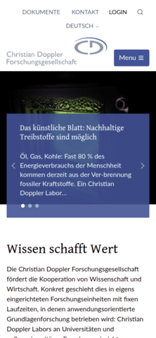 Christian Doppler Forschungsgesellschaft mobile Version