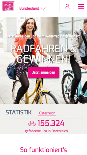 Radelt zur Arbeit