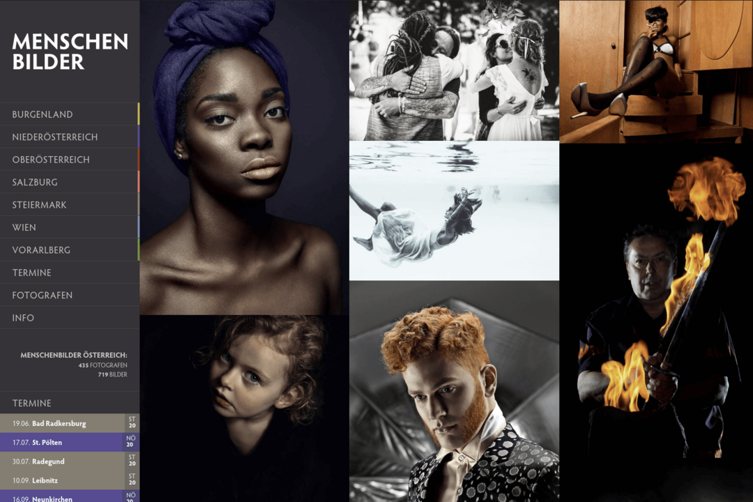 Menschenbilder Österreich Startseite